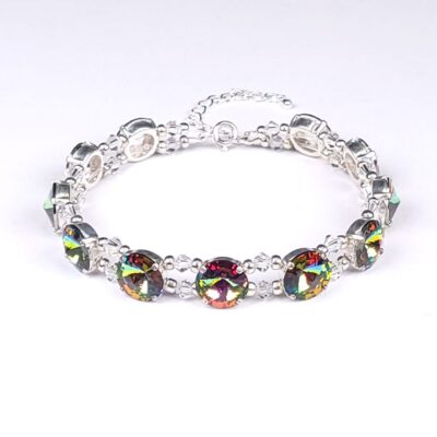 Armband „BlumenZauber Rivoli“ silberfarben