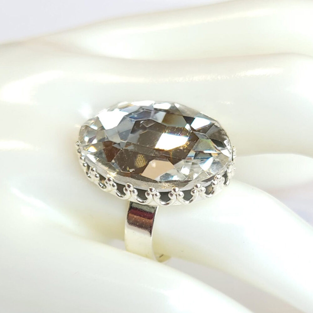 WunschZauber-Ring Bergkristall in Silber