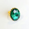 Wunsch Zauber Ring Smaragd in Gold