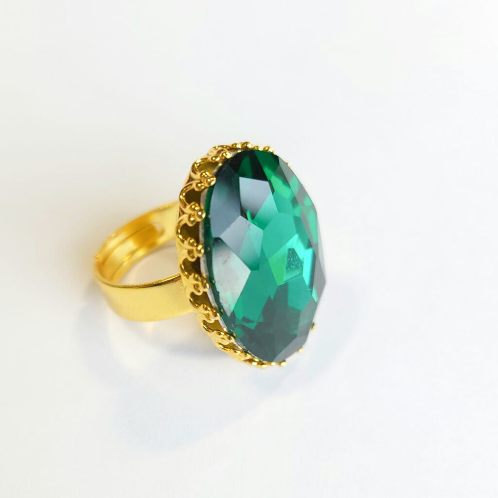 WunschZauber-Ring „Smaragd“ in Gold