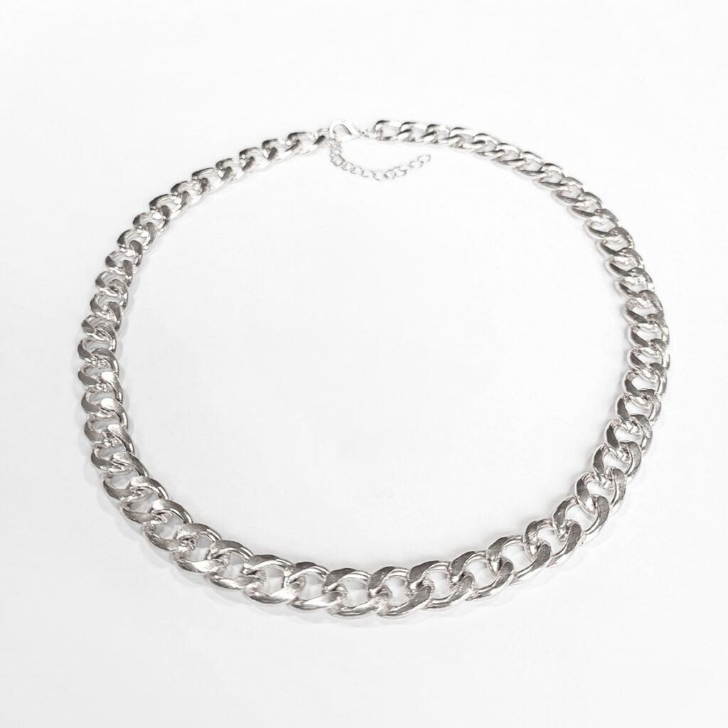 Statement-Kette „Silver Lady“