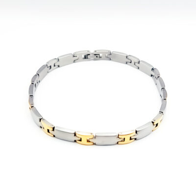 Edelstahl-Armband „Golden Style“